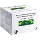 EARLINE - KÉK ZSINÓROS, LAMELLÁS FÜLDUGÓ+DOBOZ SNR 26DB (ST)