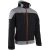 BANJO FEKETE/SZÜRKE SOFTSHELL DZSEKI, NARANCS CIPZÁR_3XL