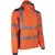 NEBULO FLUO NARANCS/SÖTÉTKÉK SOFTSHELL KABÁT_4XL