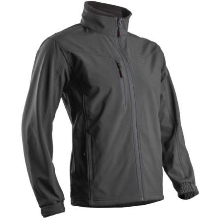 YANG II FEKETE FÉRFI SOFTSHELL FELSŐ, YKK CIPZ_2XL
