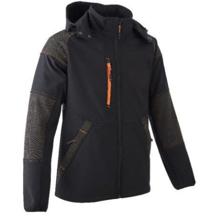 YUKI II SOFTSHELL DZSEKI FEKETE/NARANCS_S
