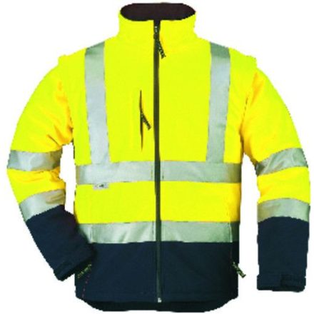 FLUO DZSEKI SÁRGA/KÉK_XXXL