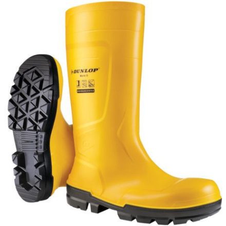 DUNLOP WORKIT SAFETY S5 SÁRGA PVC CSIZMA_41