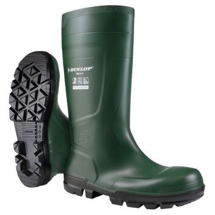 DUNLOP WORKIT SAFETY S5 ZÖLD PVC CSIZMA_43