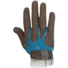 LÁNCKESZTYŰ FÉMGYŰRŰS ÖTUJJAS VÉDŐKESZTYŰ (A) ZÖLD_XS