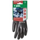 SZERELŐKESZTYŰ, SZÜRKE PA/FEKETE NITRIL MÁRTÁS, 3/4 HÁT_BLIS