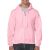 gi18600lp-s, GILDAN FULL ZIP (GI18600) férfi pulóver poliészter/pamut zsebes végig zipzáras