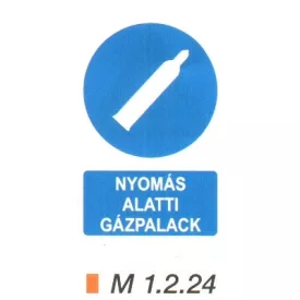 Nyomás alatti gázpalack m 1.2.24