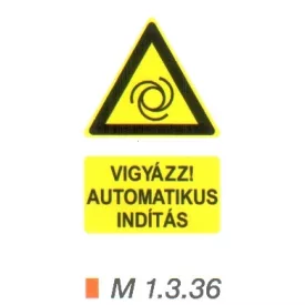 Vigyázz! Automatikus indítás m 1.3.36