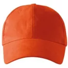 6P sapka unisex narancssárga állitható