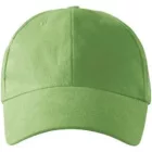 6P sapka unisex borsózöld állitható