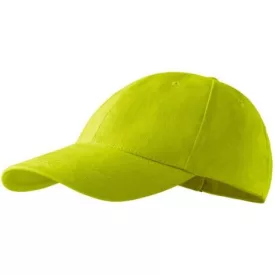 6P sapka unisex lime állitható