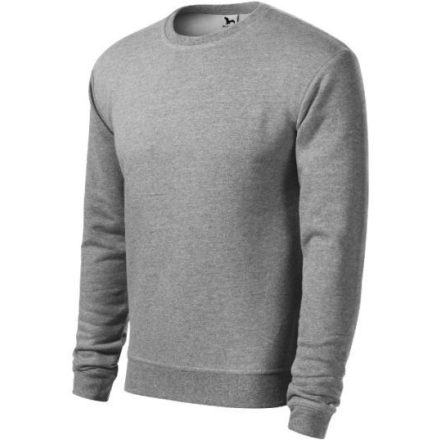 Essential felső férfi/gyerek sötétszürke melírozott 4XL