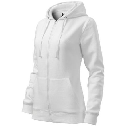 Trendy Zipper felső női fehér S