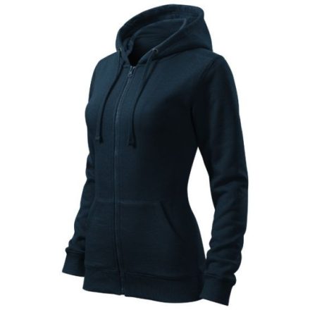 Trendy Zipper felső női tengerészkék XL