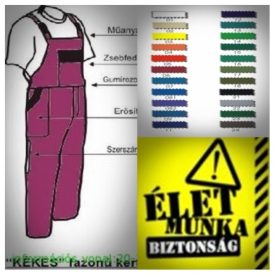   Kertésznadrág sk213046-os, Kékes modell, 240gr, Munkásnadrág