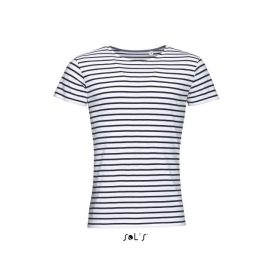   so01398wh-nv-2xl, SOL's MILES (SO01398) nyári férfi póló, fésült pamut oldalvarrott testhez álló,