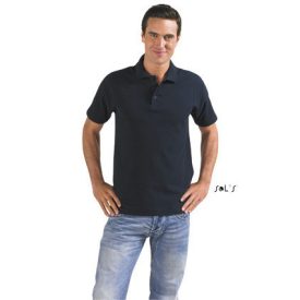   SOL'S SPRING II (SO11362) rövid ujjú férfi galléros póló, fésült pamut oldalvarrott, 100% Pamut