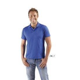   SOL'S PRESCOTT (SO11377) rövid ujjú férfi galléros póló, oldalvarrott, 100% Pamut