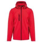 Kariban KA422 UNISEX 3-LAYER SOFTSHELL HOODED JACKET WITH REMOVABLE SLEEVES 5XL