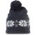 K-UP KP540 FAIR ISLE KNIT BEANIE U