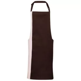   Premier PR162 'COLOURS COLLECTION’ CONTRAST BIB APRON U