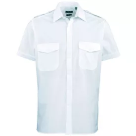Premier PR212 MEN’S SHORT SLEEVE PILOT SHIRT 2XL/3XL