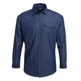 Premier PR222 MEN’S JEANS STITCH DENIM SHIRT S