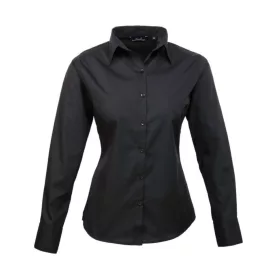 Premier PR300 WOMEN'S LONG SLEEVE POPLIN BLOUSE 8XL