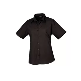 Premier PR302 WOMEN'S SHORT SLEEVE POPLIN BLOUSE 8XL