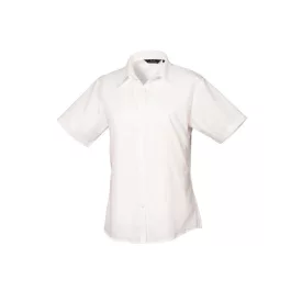 Premier PR302 WOMEN'S SHORT SLEEVE POPLIN BLOUSE 8XL