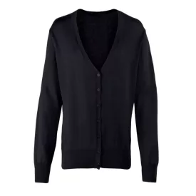   Premier PR697 WOMEN'S BUTTON-THROUGH KNITTED CARDIGAN 2XL