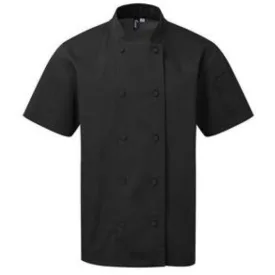   Premier PR902 CHEF'S COOLCHECKER® SHORT SLEEVE JACKET 2XL