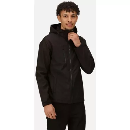 Regatta RETRA701 VENTURER 3 LAYER HOODED PRINTABLE SOFTSHELL JACKET XL